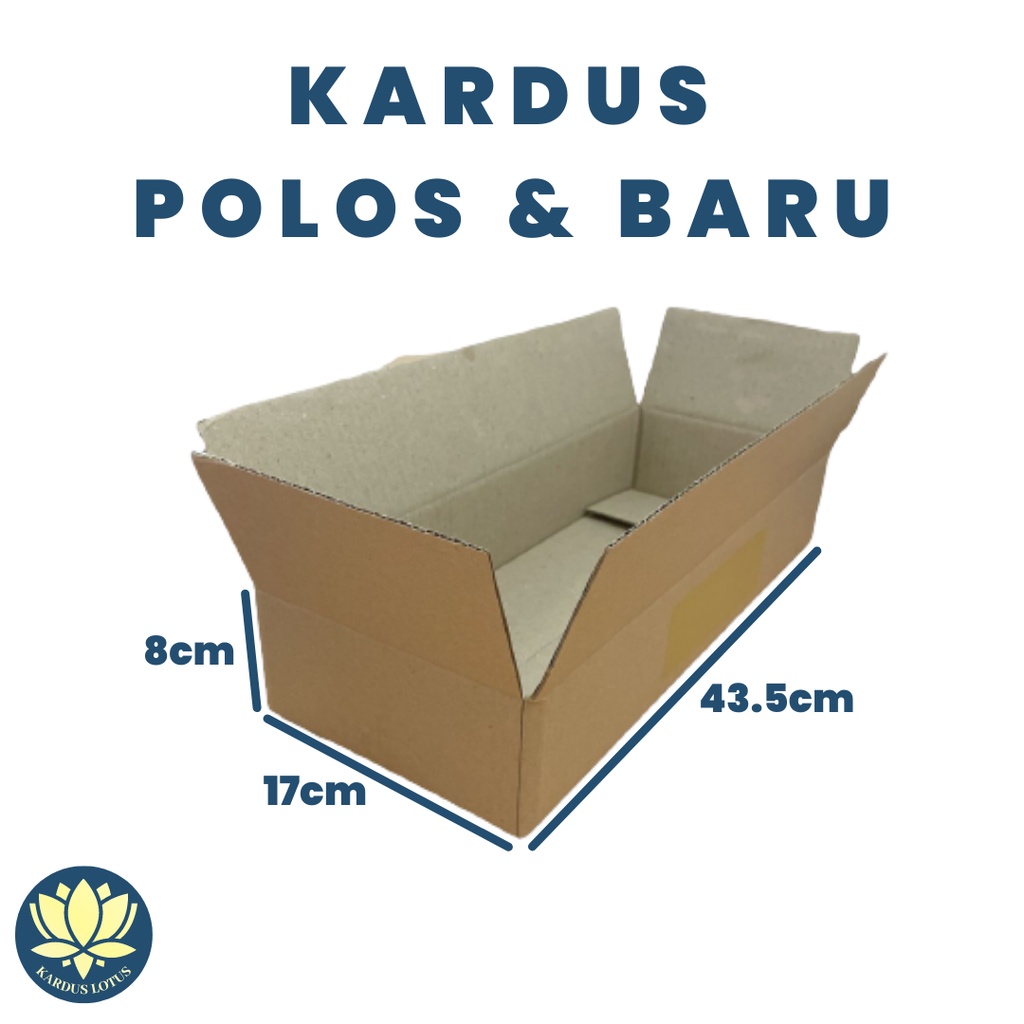 

Kardus Polos Baru (43.5 x 17 x 8cm)