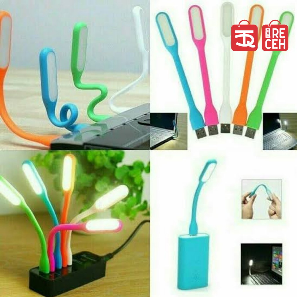 LAMPU LED SIKAT Usb Stik Emergency Lamp colok powerbank dan laptop Fleksibel