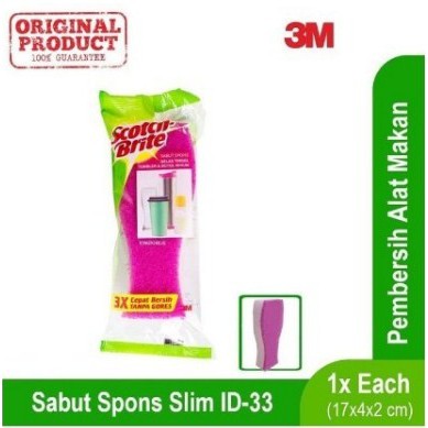 3M Scotch Brite Sabut Spons Slim ID-33