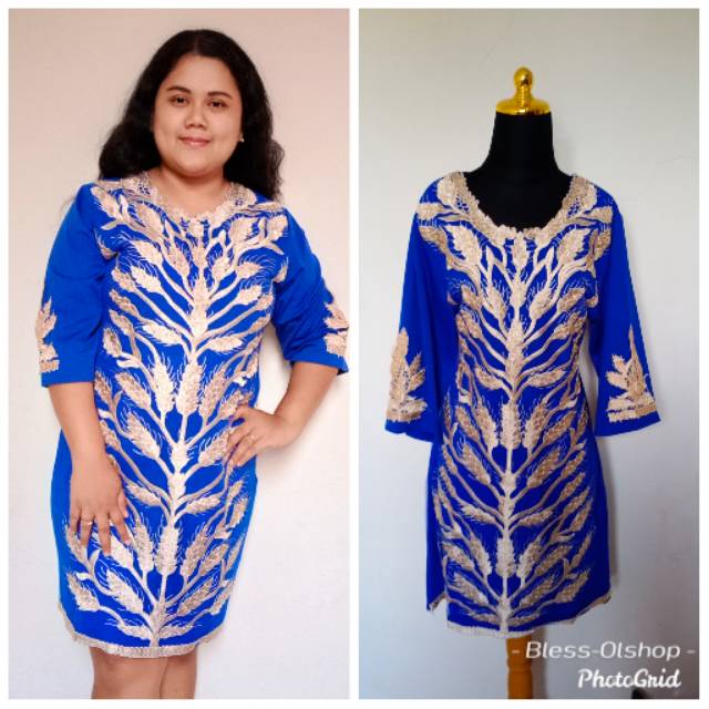 Dress Scuba bordir