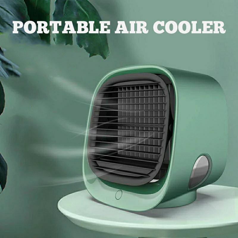 Air Cooler Fan Mini AC Portable Kipas Angin Pendingin USB High Quality AC Mini Humidifier