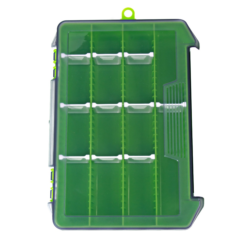 HENGJIA Fishing Tackle Box Storage Trays with Removable Dividers carp Fishing Box Lures Hooks Accessories Storage Organizer Box