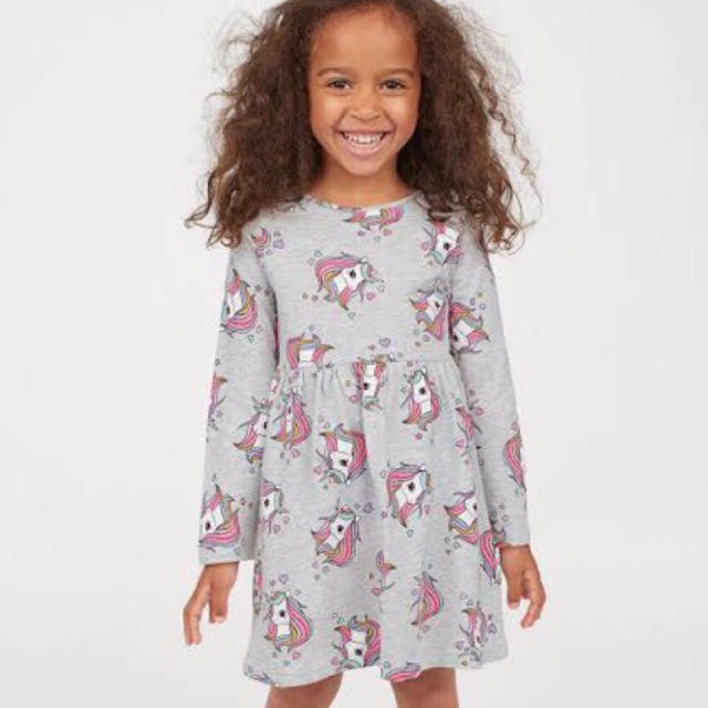 h&m kids unicorn dress