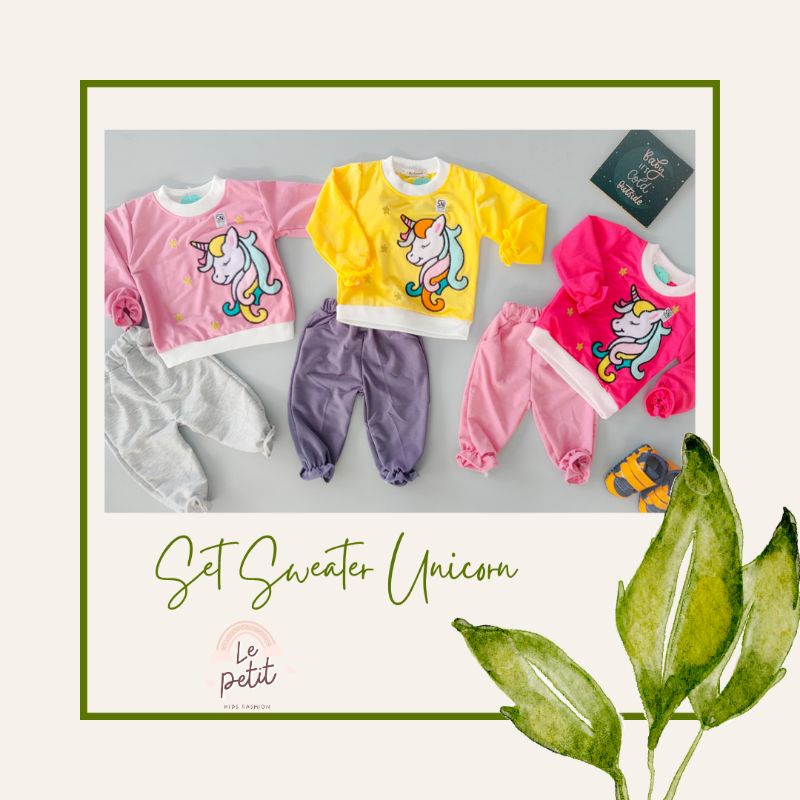Sweater Set Mi Amore kids