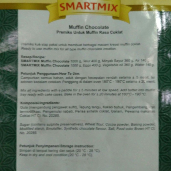

Fchgtyani Smart Mix Muffin Coklat