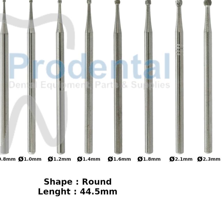 ➪ Dental surgical bur tulang carbide tungsten round fissure bur gigi odontek seperti SS White HP ➢