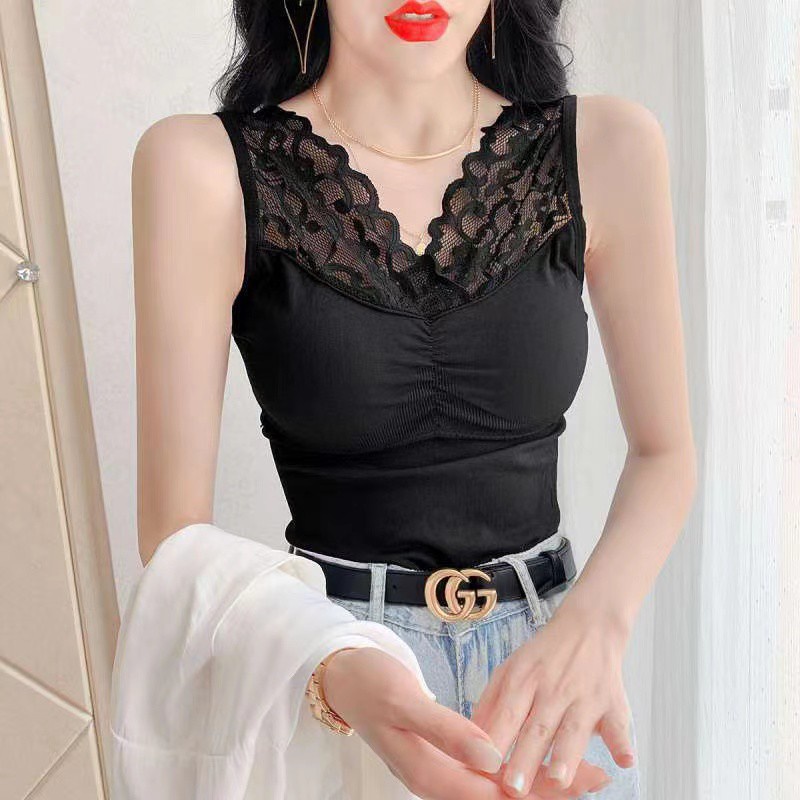 Tank top wanita / tanktop renda / Tank Top Bra Renda 1389