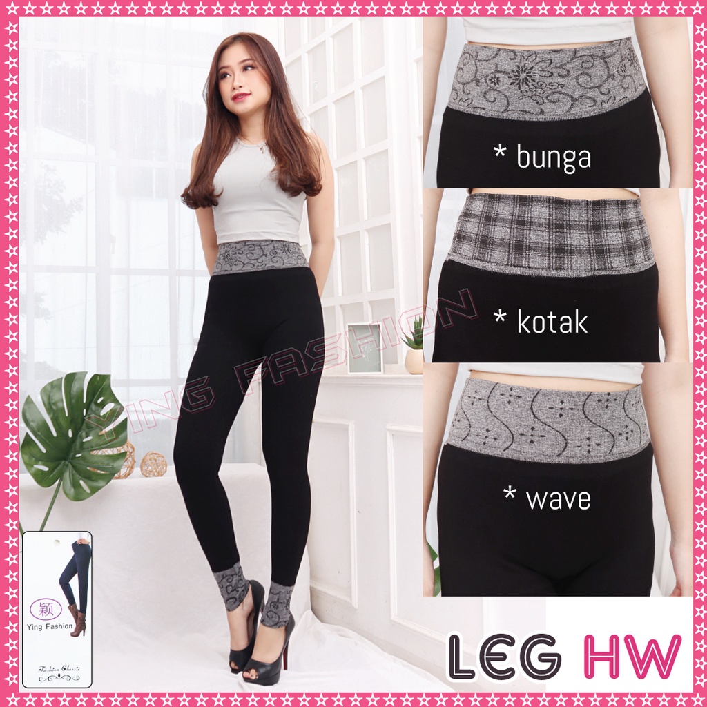 [Grosir Minim 6 pcs ] Legging ss Sablon Samping / Legging import fashion wanita / legging import wanita / legging fashion wanita