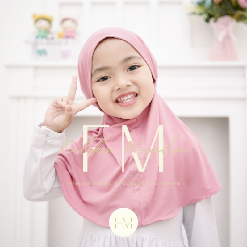 Hijab Anak Bergo / Hijab nyaman lucu murah kualitas PREMIUM