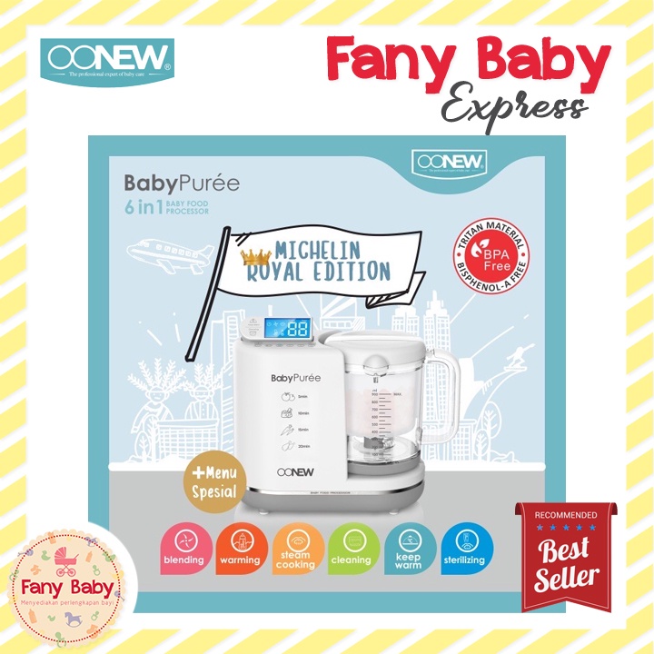 OONEW BABY PUREE 6IN1 BABY FOOD PROCCESSOR MICHELLIN SERIES