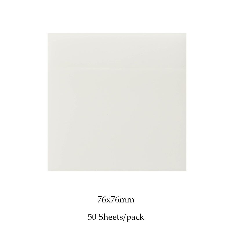 Mohamm 50 Lembar Sticky Note Transparan-76x76