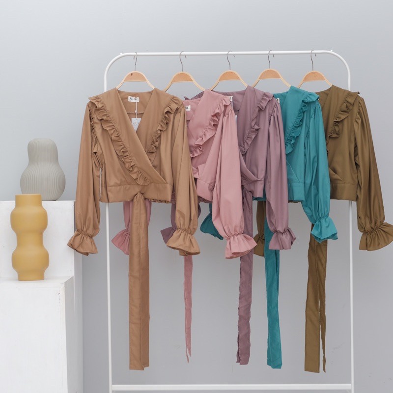 Blueberry Top | Blouse Atasan