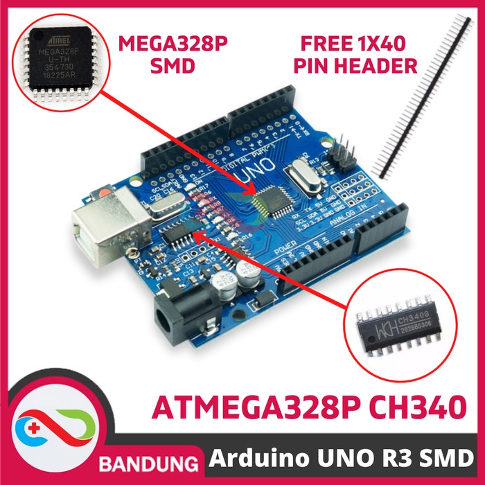 UNO R3 ATMEGA328P SMD CH340 ATMEGA328P-PU