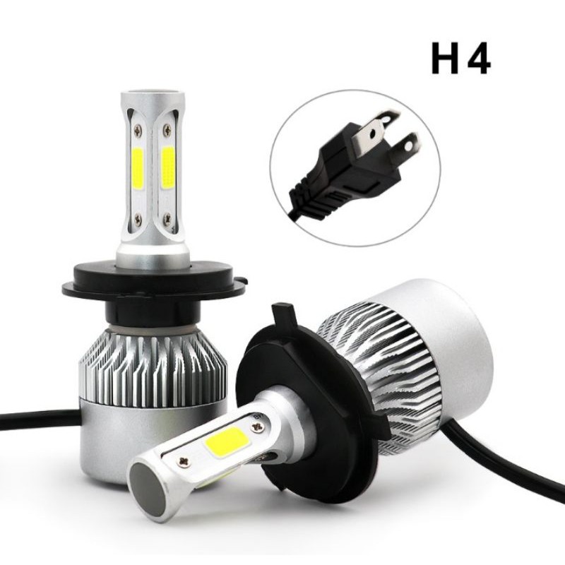 TAFFLED LAMPU LED H4 UTAMA MOBIL HEADLIGHT