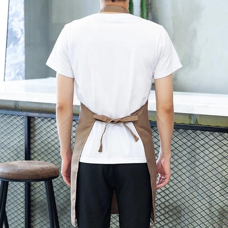 Apron Celemek Masak Dapur Food Drink Restoran Cafe Cotton Drill High Quality  Premium Quality