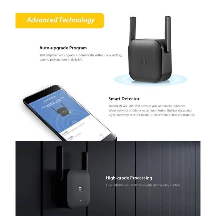 Xiaomi Pro 2 WiFi Amplifier Range Extender Repeater Router 300Mbps R03