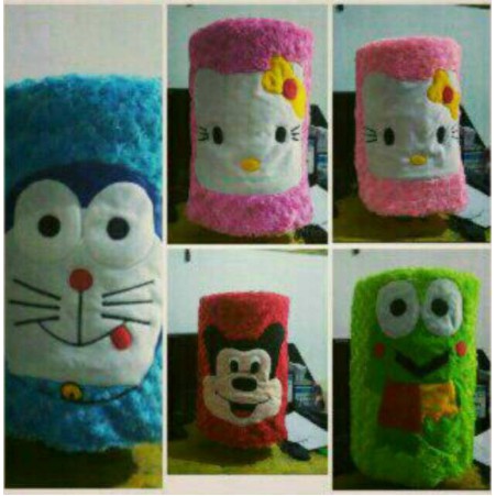 SARUNG GALON COVER GALON TUTUP GALON Hello kitty keropi doraemon micky