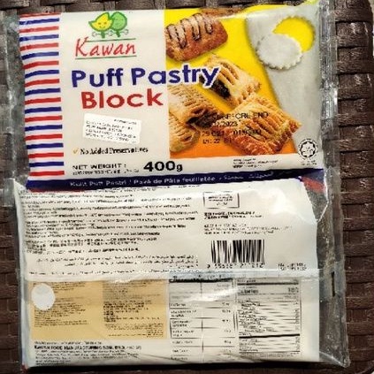 

Puff Pastry Block / Kawan Puff Pastry Block 400gr