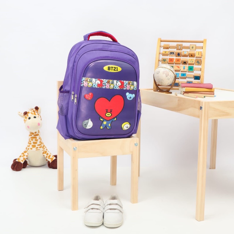 Tas Sekolah Anak | Tas Sekolah Karakter BT21