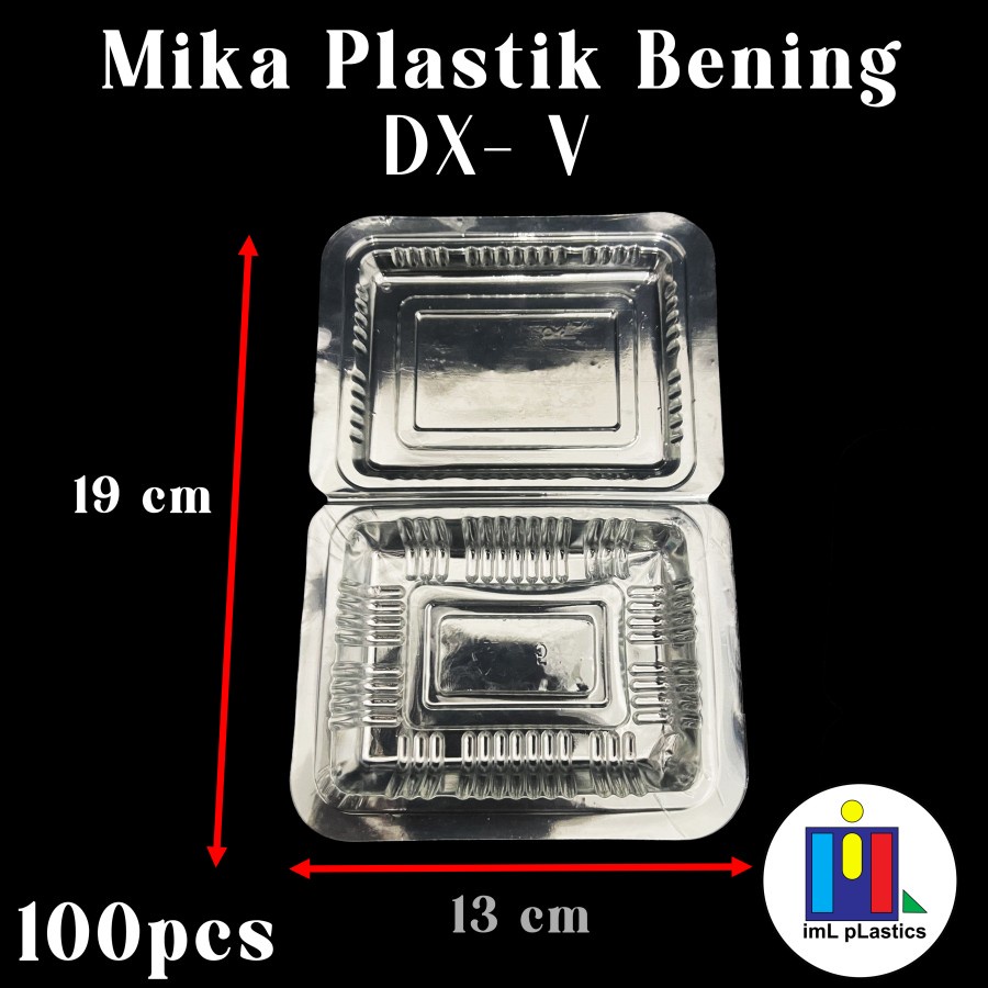 MIKA DX-V- MIKA untuk tempat makanan dan kue bolu isi 100 pcs