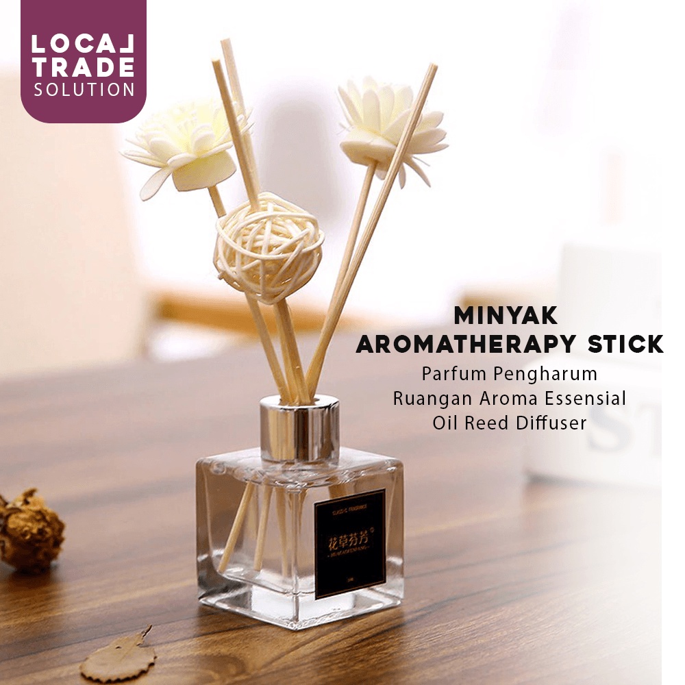 Rattan Stick Pengharum Ruangan Aromaterapi Stik Parfum Essensial Oil Reed Diffuser