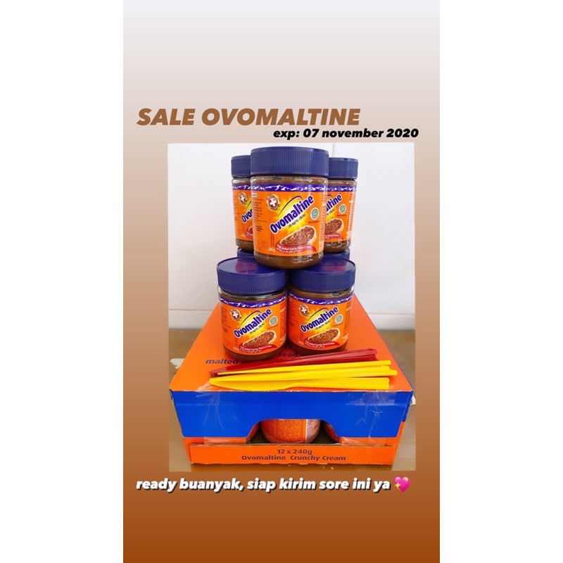 OVOMALTINE CRUCHY - READY DAN SIAP KIRIM (exp.07 November 2020)