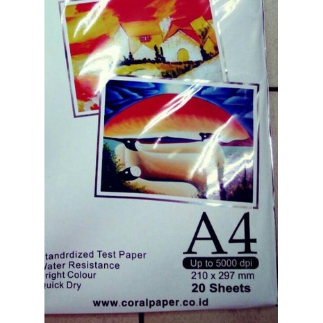 

➼ Silky Photo Paper 260g Coral ♗