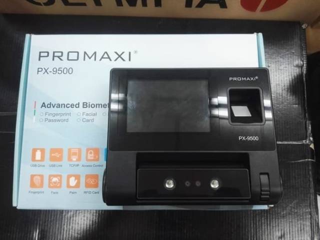 Mesin Absen / Absensi PROMAXI PX9500 Advanced Biometric PX-9500