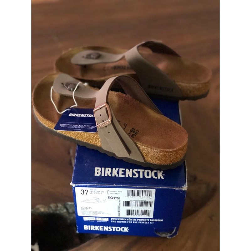 birkenstock gizeh blue leather