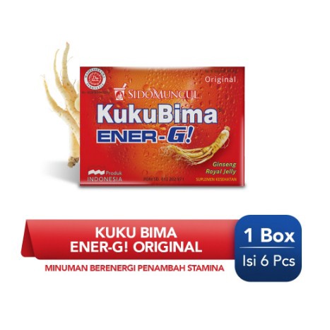 

Kuku Bima Ener-G Original 6's - Minuman Berenergi Penambah Stamina