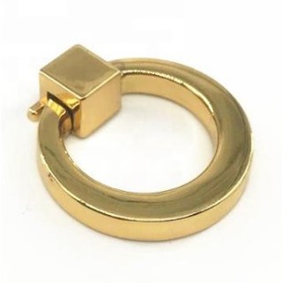 Ring Handle Knob Tarikan Laci Cincin Hitam Black Emas Gold