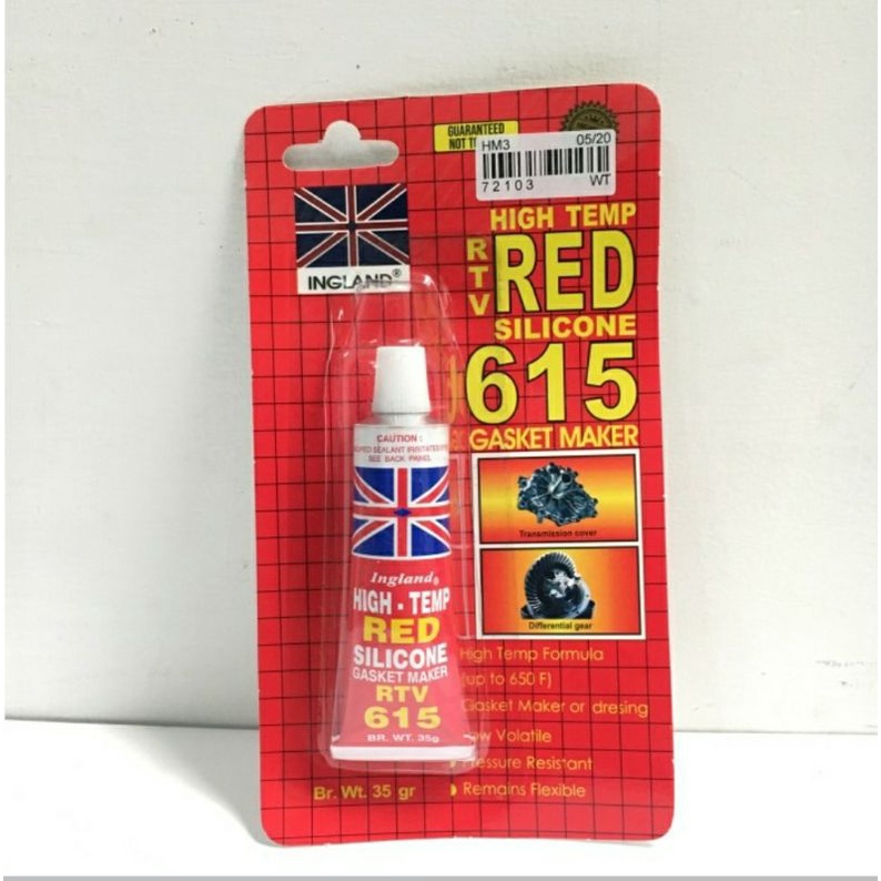 

Lem Red Silicone Gasket Maker USA Lem Red Kecil
