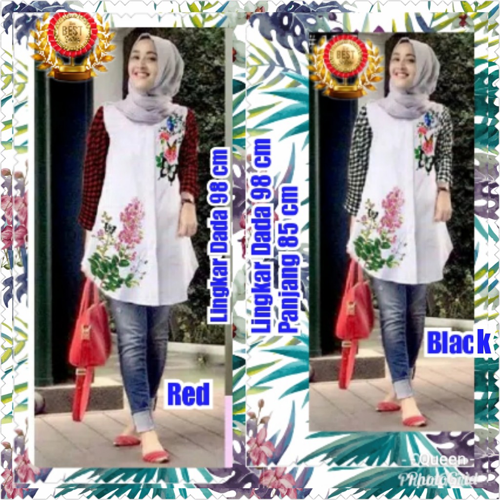 TERMURAH Tunix Selin Kotak MERAH / RED/BLACK / HITAM PAKAIAN MUSLIM / TERPOPULER TERLARIS TERMURAH