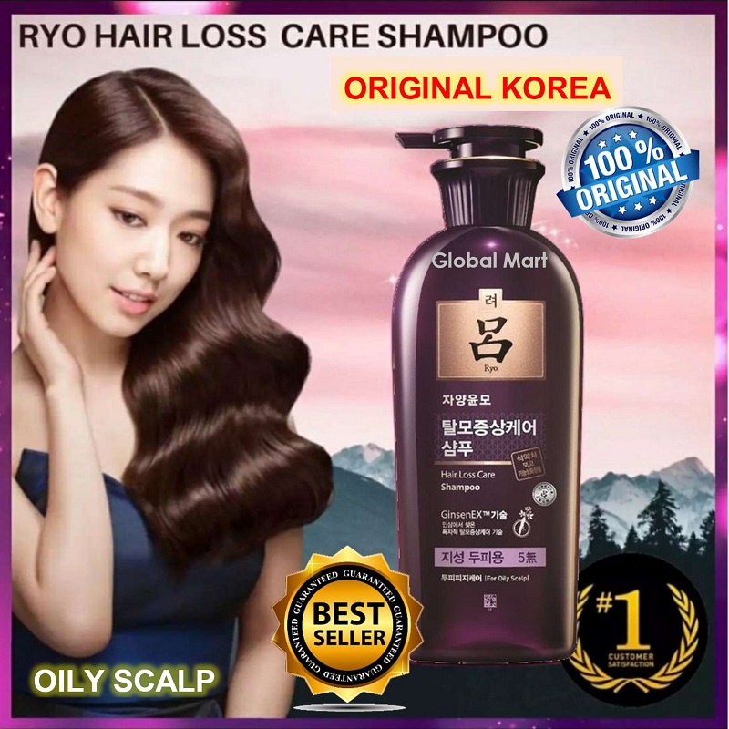 ORIGINAL KOREA Ryo Shampoo Hair Loss Care 400ml Perawatan Rambut Rontok FAST DELIVERY-Oily Scalp