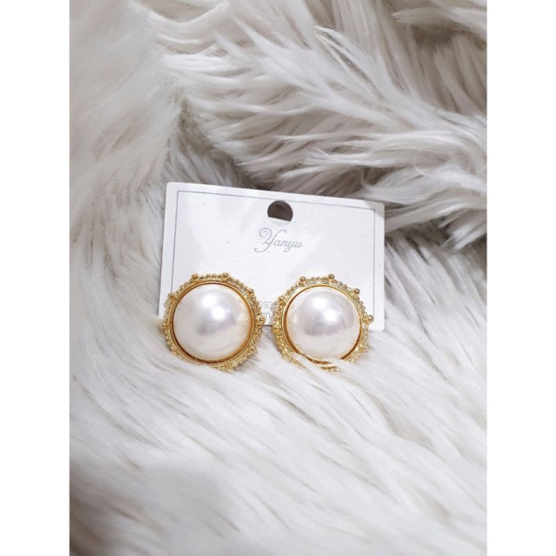 Anting Silver925 Perak Premium Quality Anti karat anti alergi earring zircon mata halus 09
