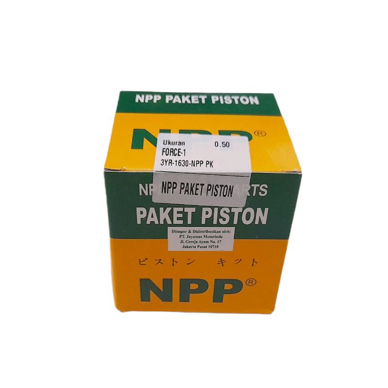 PISTON KIT FORCE 1 FIZR FIZ R OS ukuran 0,50 3YR NPP paket piston untuk force fiz R
