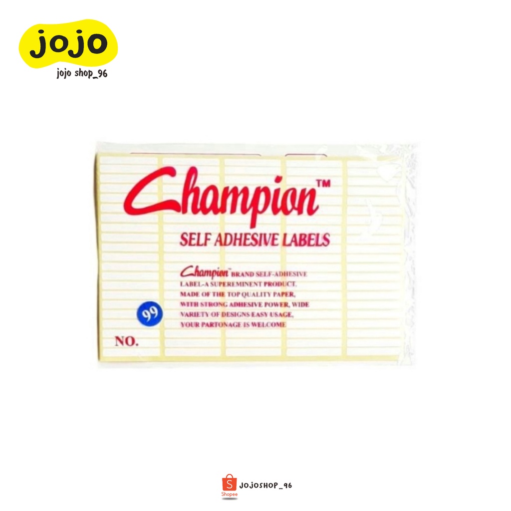 

Label Harga Stiker Nama Undangan CHAMPION Terlaris & Termurah Isi 7lbr