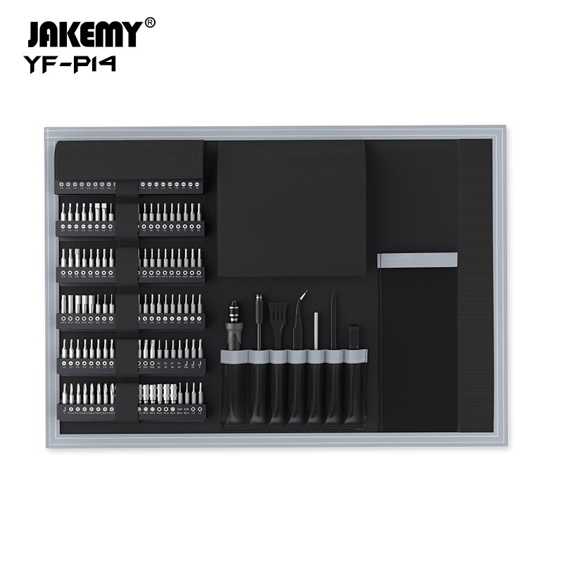 Jakemy JM-YF-P14 Full Mata Obeng Set Lengkap 141in1 Komputer Laptop