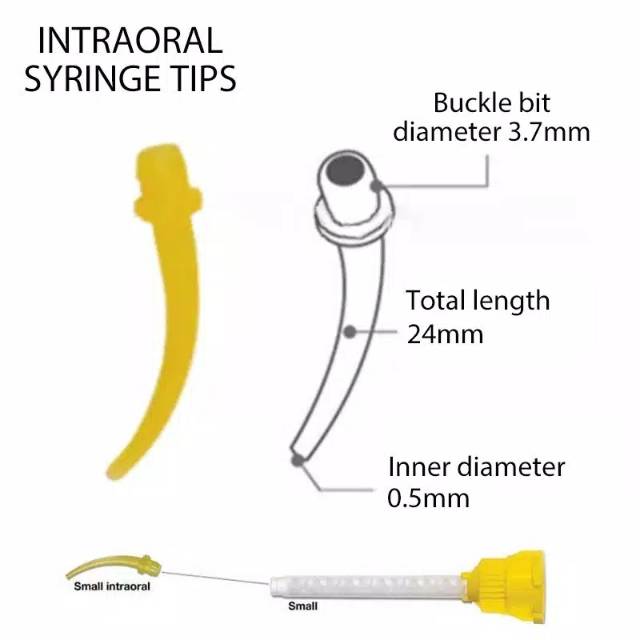 Dental mixing tip tips point