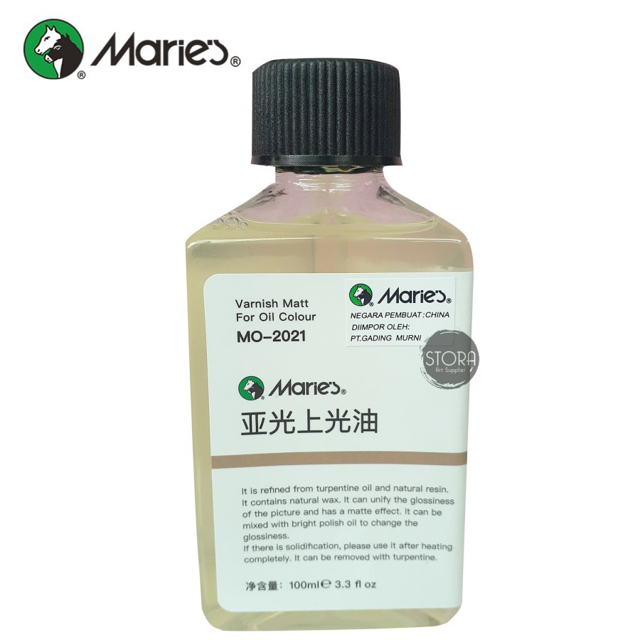 

Paling dicari] Maries Matt Varnish For Oil Painting Pelapis Lukisan Cat Minyak 100 ml