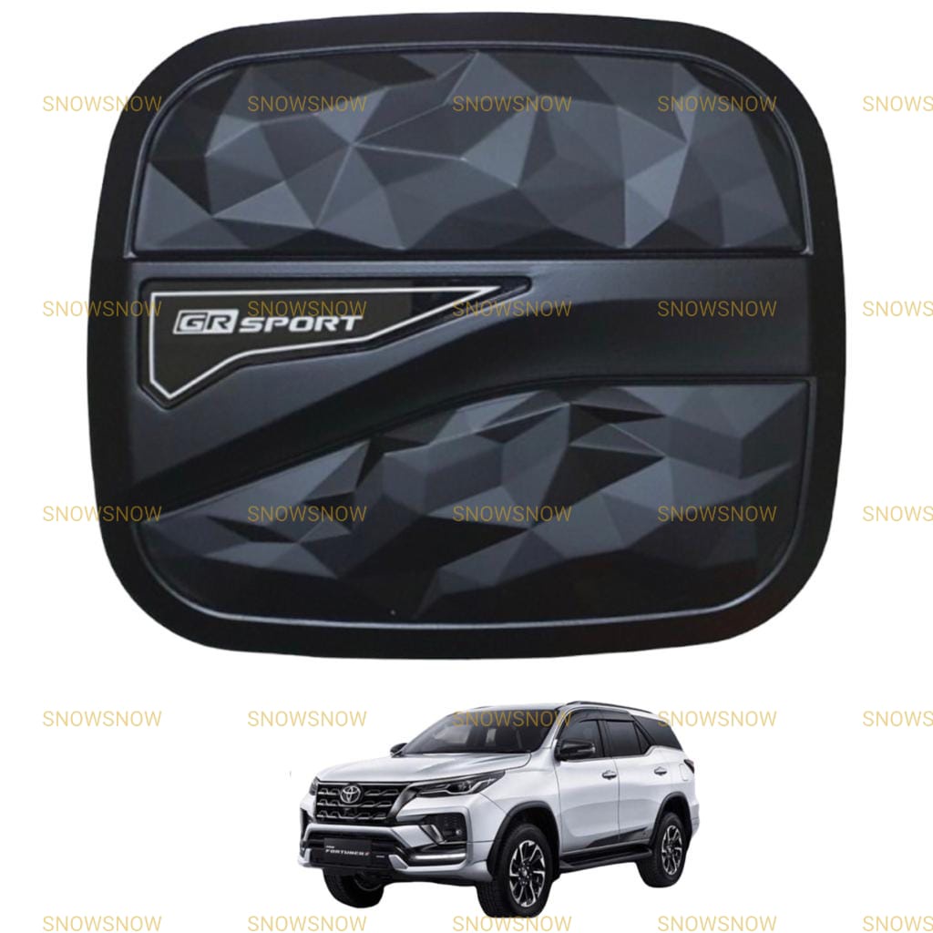 Tank Cover All New Fortuner 2016 2020 2022 Up GR SPORT Diamond Hitam