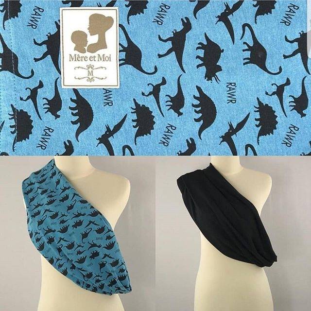 GEOS MERE ET MOI MOTIF BLUE DINO - FREE POUCH CANTIK
