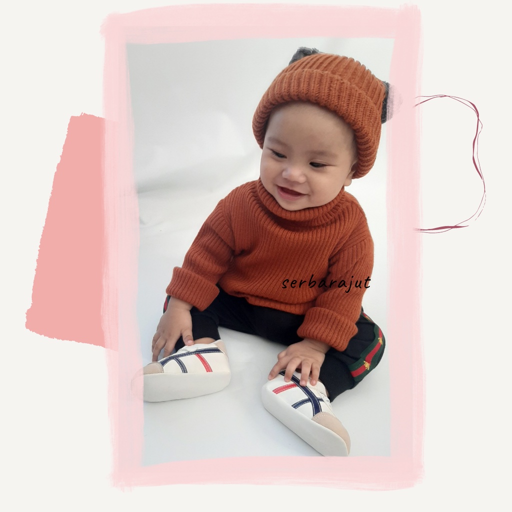 Gevka Kids Sweater Turtleneck/Sweater Turtlenck Anak/Sweater Rajut Anak