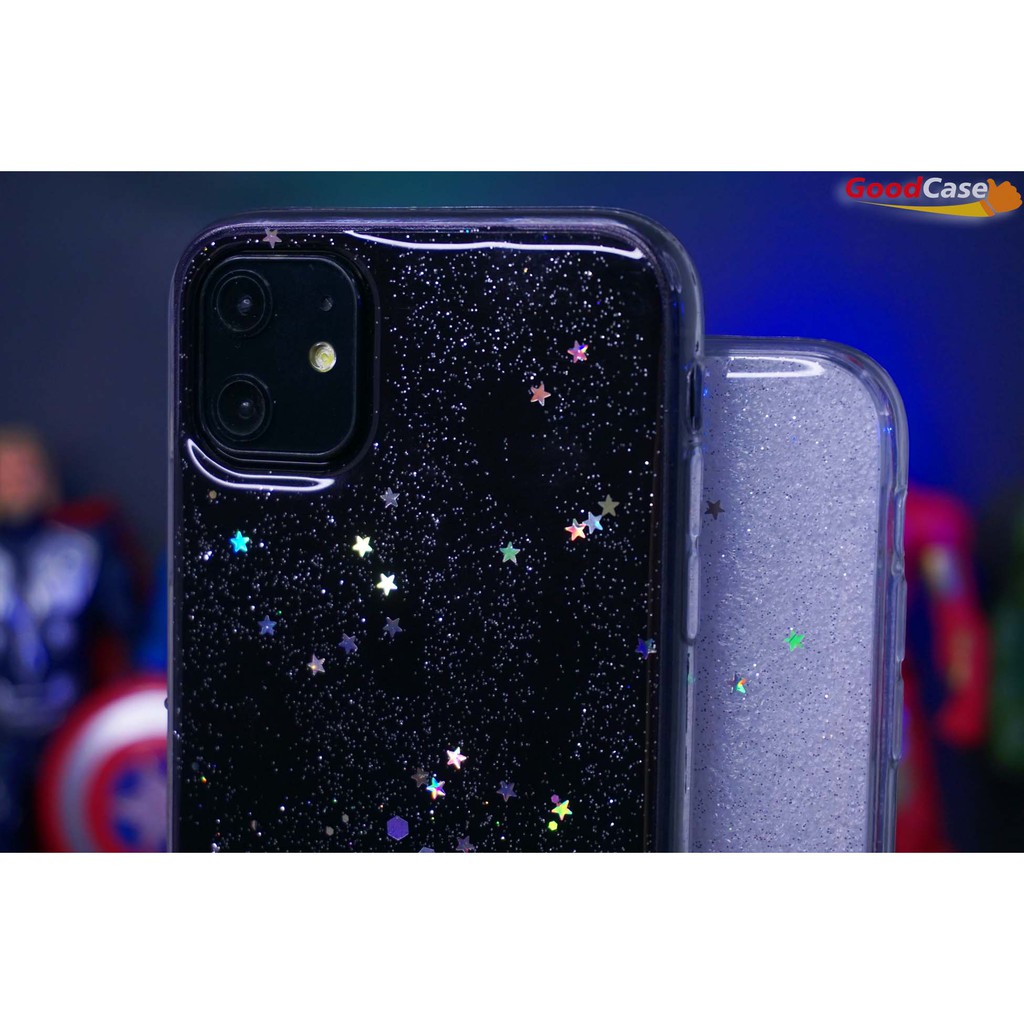 GoodCase - Case Oppo A9 2020/ A5 2020 | Reno 2F | Reno 4 4G | Reno 4F/ F17 Pro Clear Glitter Plus Tali