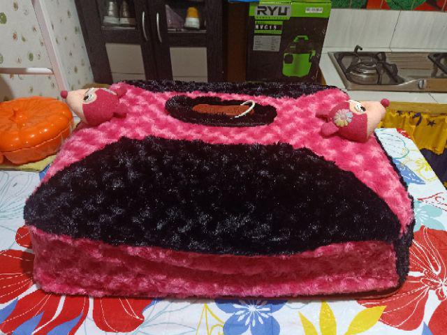 Tudung Saji Karakter Kotak Bahan Mawar