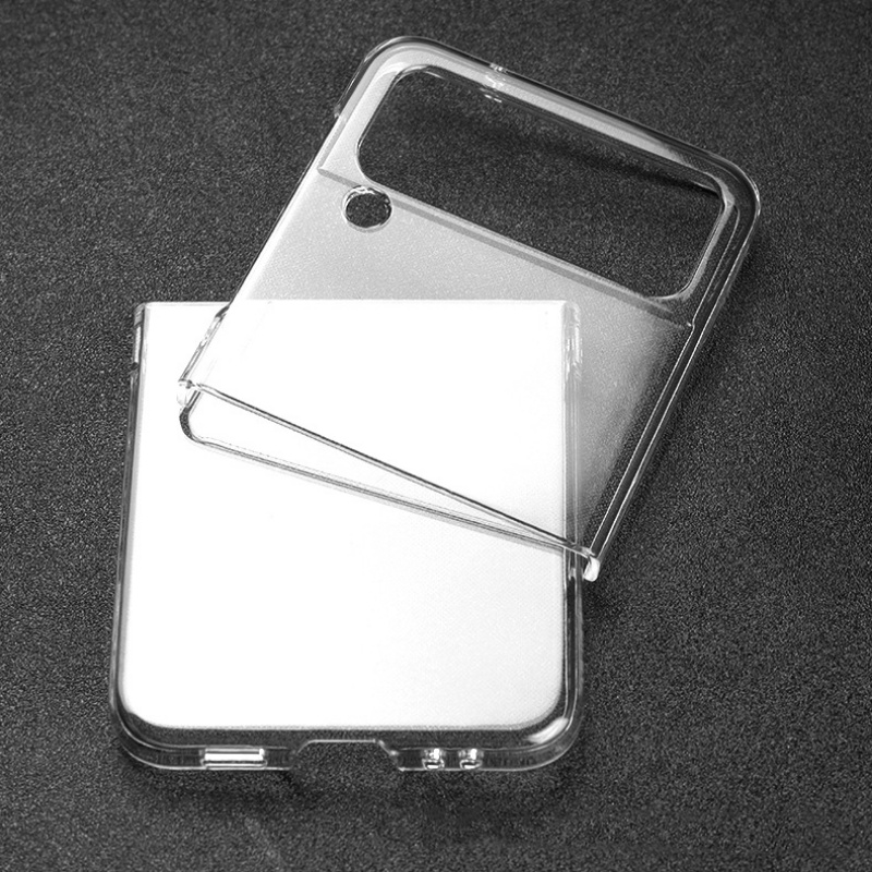 Casing Hard Case PC Transparan Anti Gores / Benturan Untuk Samsung Galaxy Z Flip 4