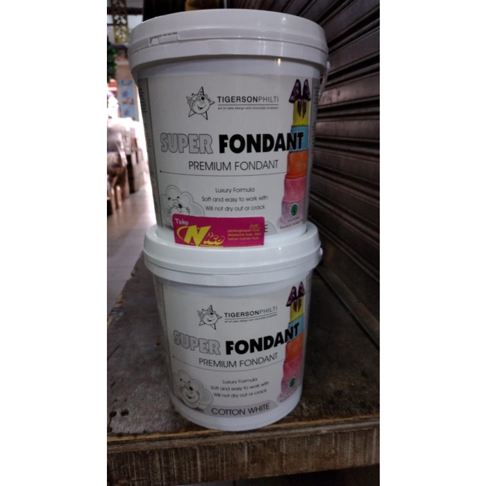 

super fondant Tigerson philti 1 pail 5 kg khusus grab dan gojek