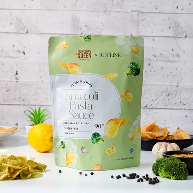 

Munching Queen x Rouline - Gourmet Potato Chips Series Broccoli Pasta Sauce