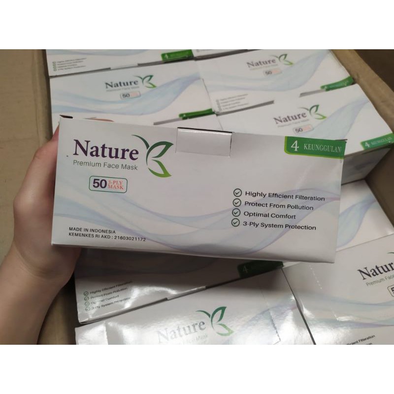 Masker Medis Nature Masker 3 Fly