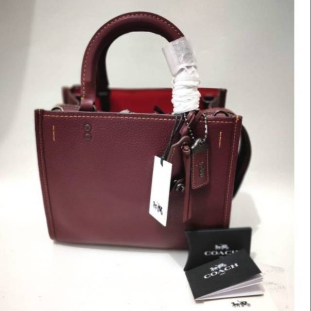 coach rogue 25 oxblood
